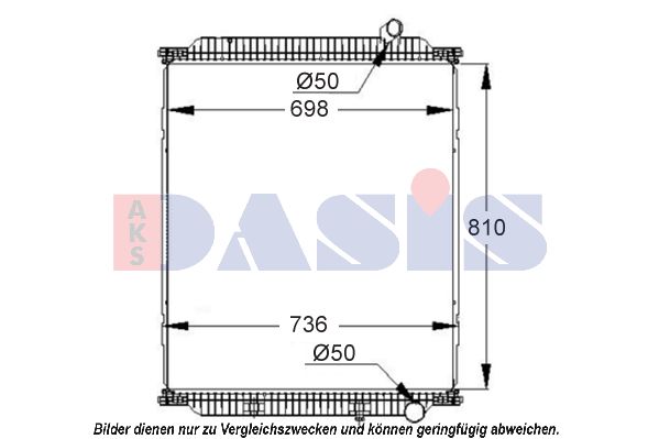 AKS DASIS Radiators, Motora dzesēšanas sistēma 390033S